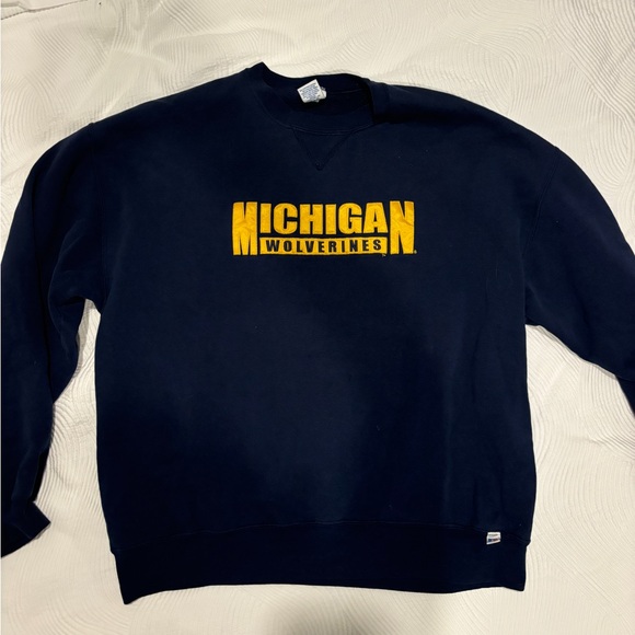 Vintage University of Michigan Crewneck Sweatshirt - Picture 1 of 1